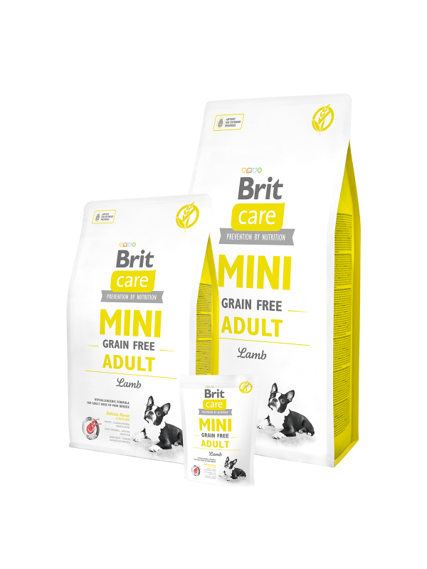 BRIT CARE MINI ADULT GRAIN FREE- LAMB