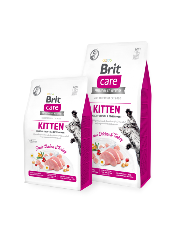 BRIT CARE SUPERPREMIUM- KITTEN - FRESH CHICKEN & TURKEY